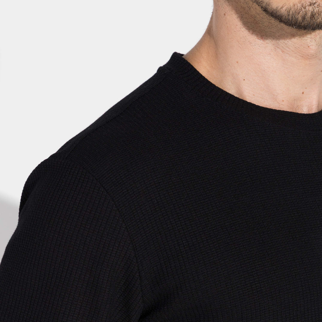 Camiseta Eco Waffle Masculina - Preto