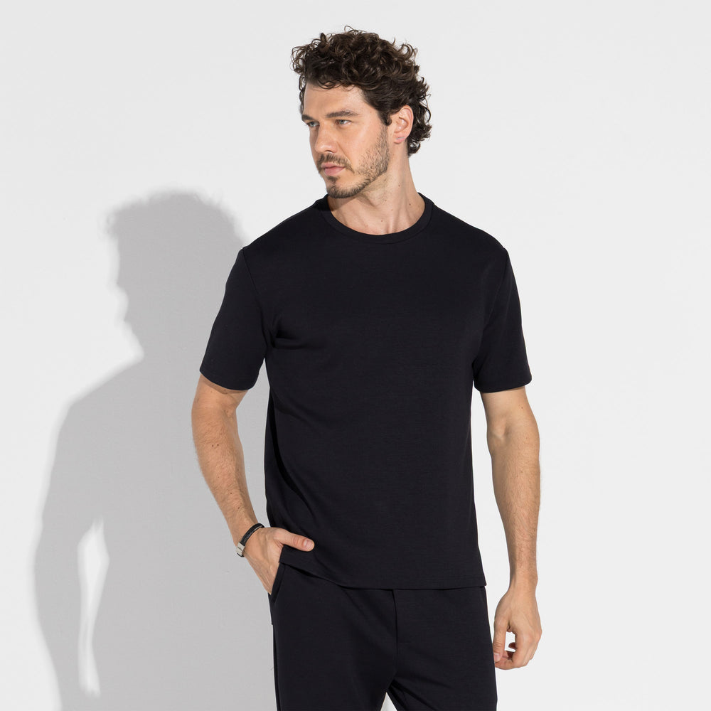 Camiseta Dense Viscose - Preto