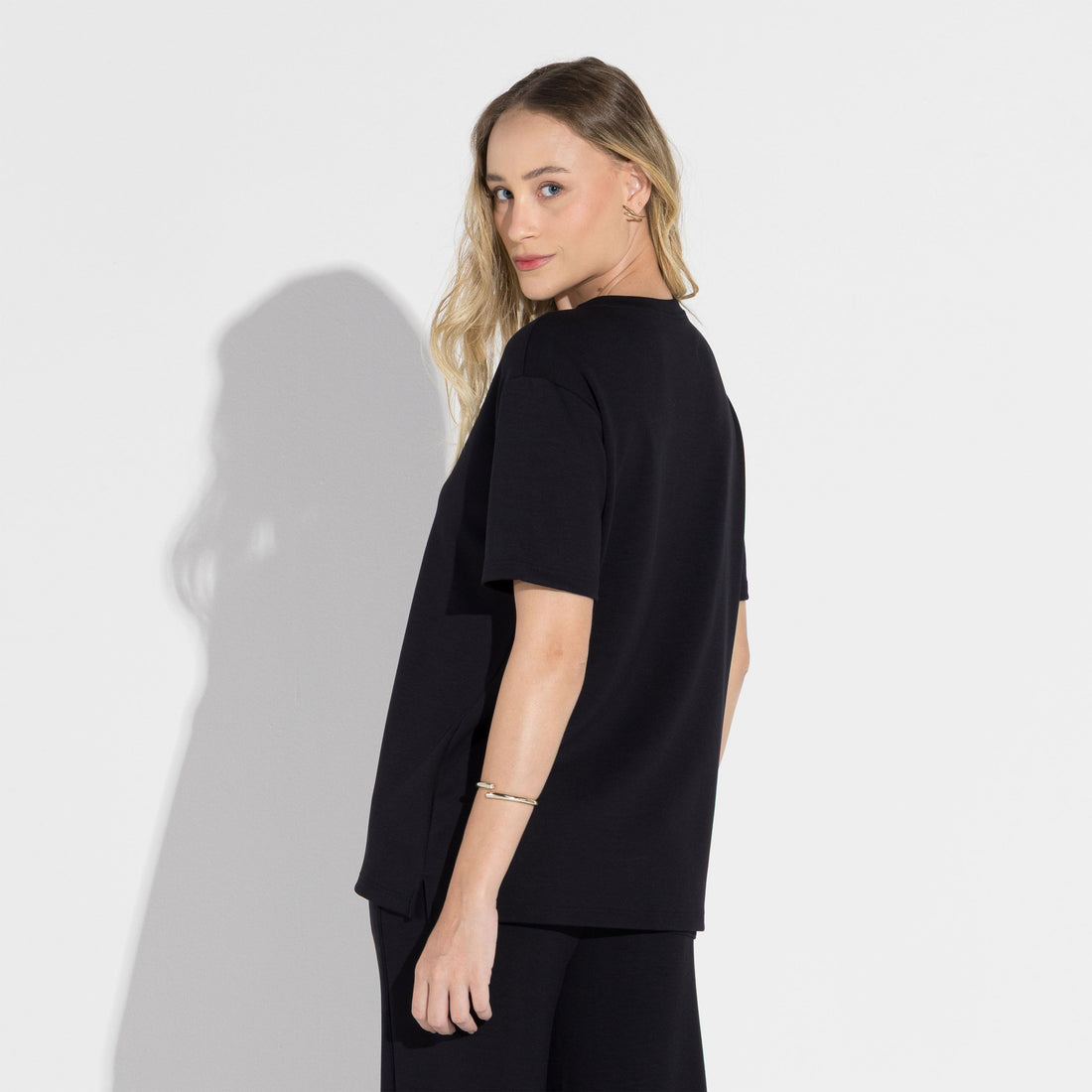 Camiseta Dense Viscose - Preto