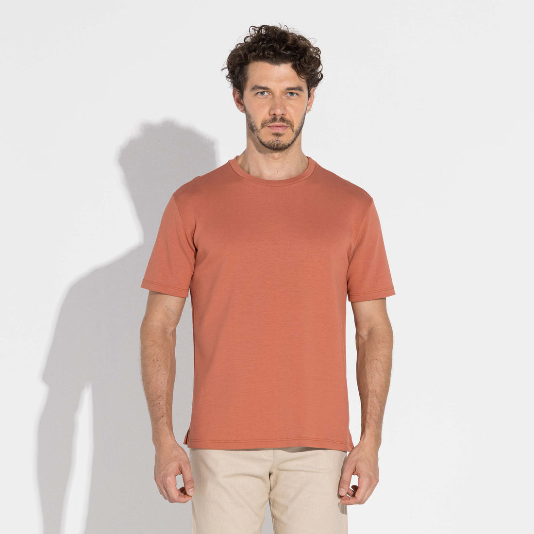 Camiseta Dense Viscose - Ferrugem