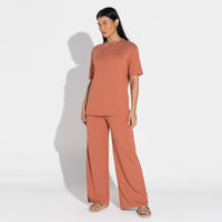 Camiseta Dense Viscose - Ferrugem