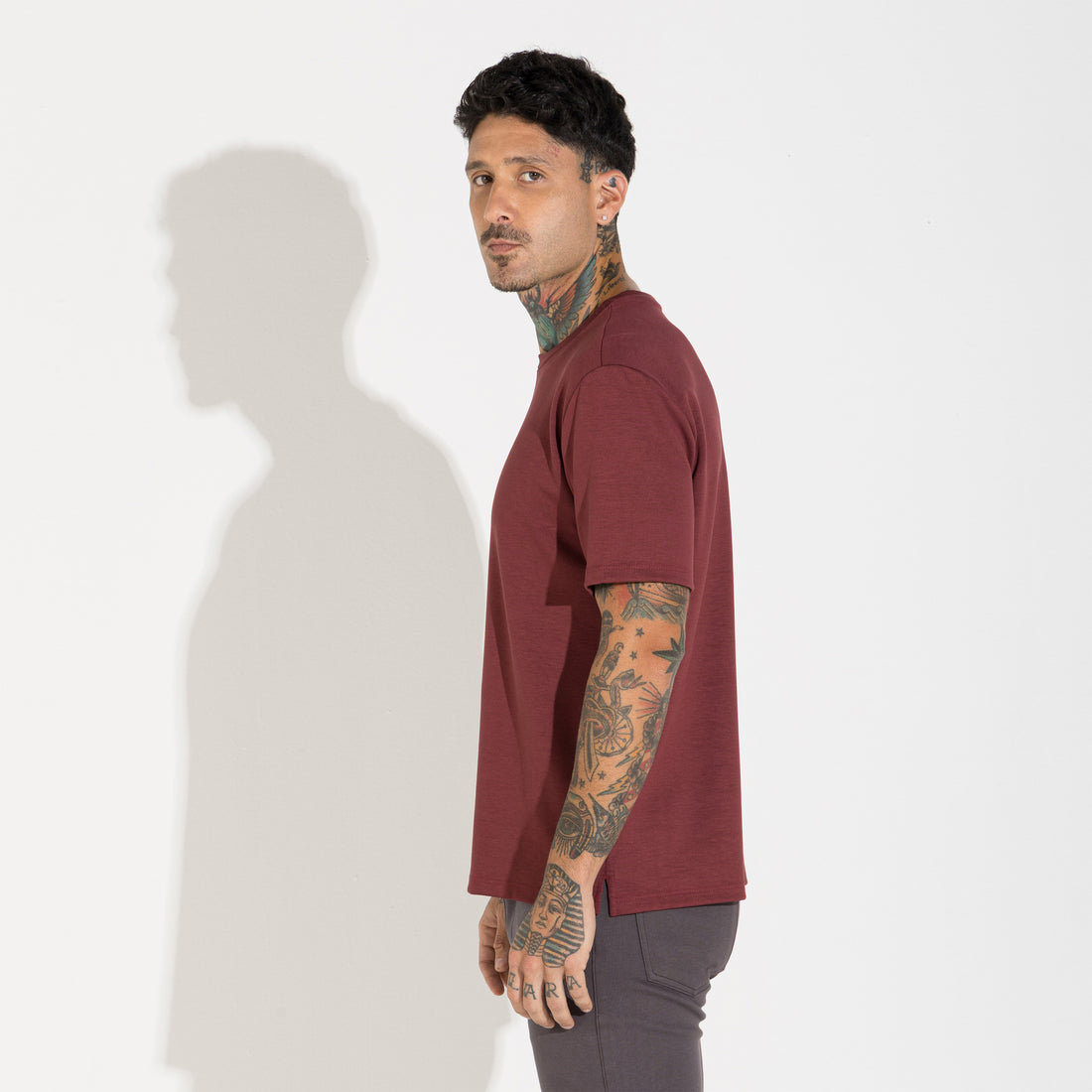 Camiseta Dense Viscose - Bordô