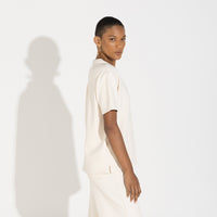 Camiseta Dense Viscose - Off Vanilla