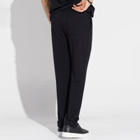 Calça Cós Elástico Dense Viscose Masculina - Preto