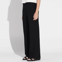 Calça Reta Eco Waffle Feminina - Preto