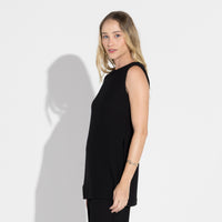 Regata Eco Waffle Feminina - Preto