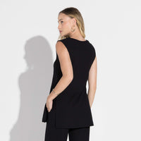 Regata Eco Waffle Feminina - Preto