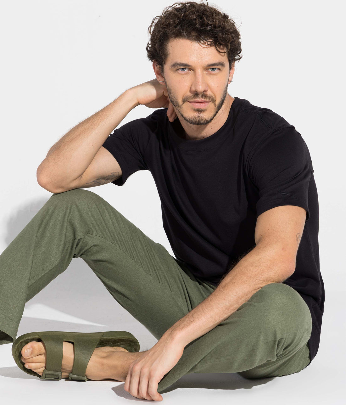 Camiseta Pima Alongada Masculina | Life Collection - Preto