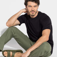 Camiseta Pima Alongada Masculina | Life Collection - Preto