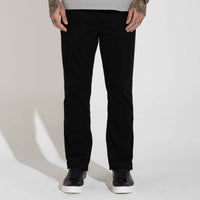 Calça Sarja Amarração Masculina - Preto