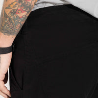 Calça Sarja Amarração Masculina - Preto