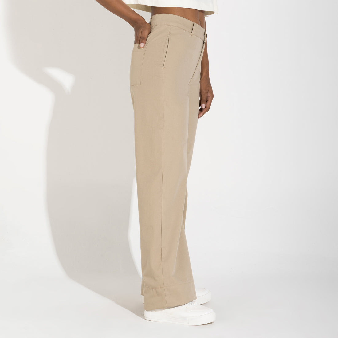 Calça Sarja Feminina - Light Taupe
