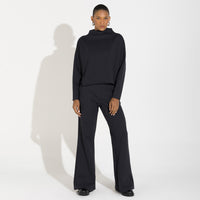 Blusão Dense Algodão Feminino - Preto