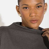 Blusão Dense Algodão Feminino - Verde Nori