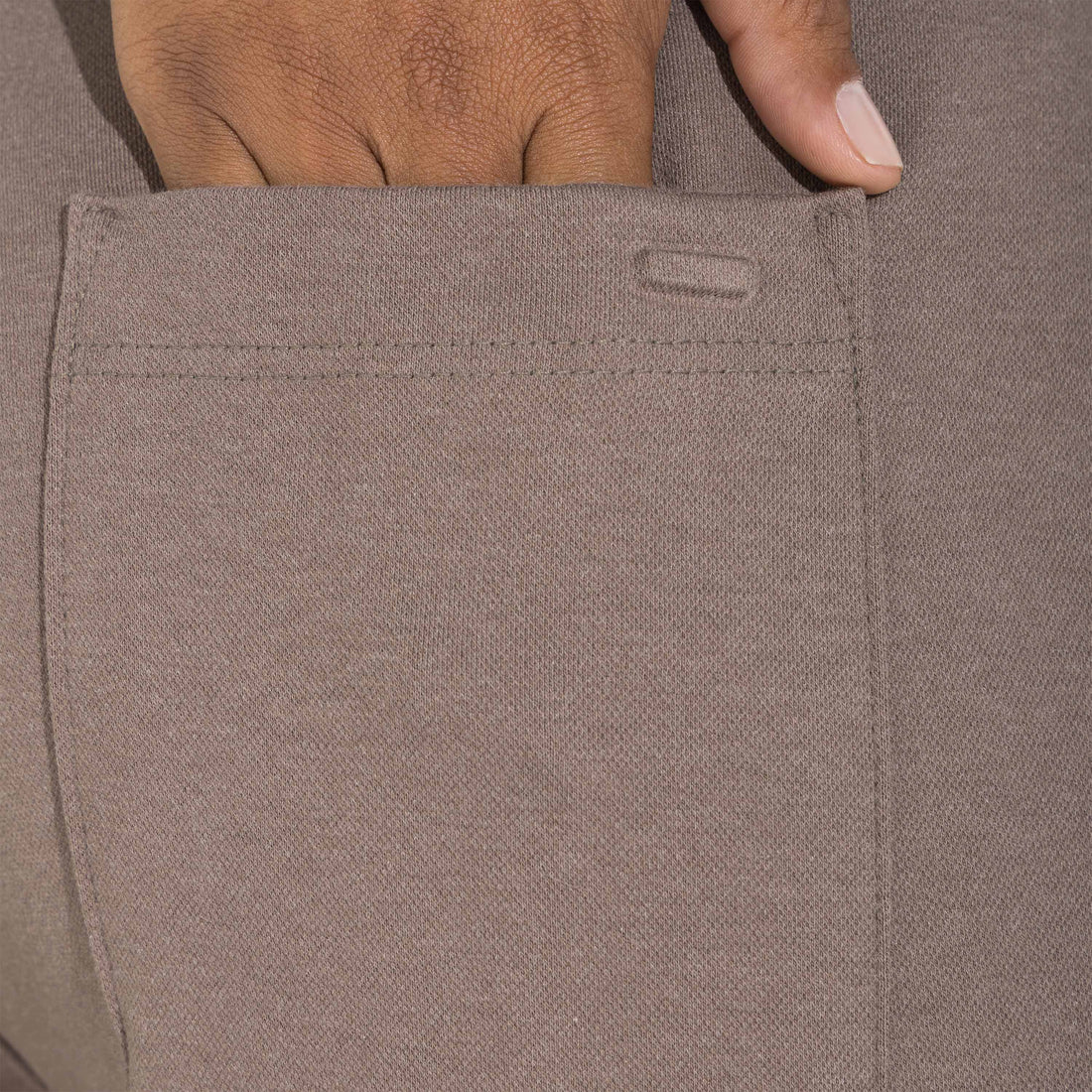 Calça Dense Algodão Feminina - Bege Macadâmia