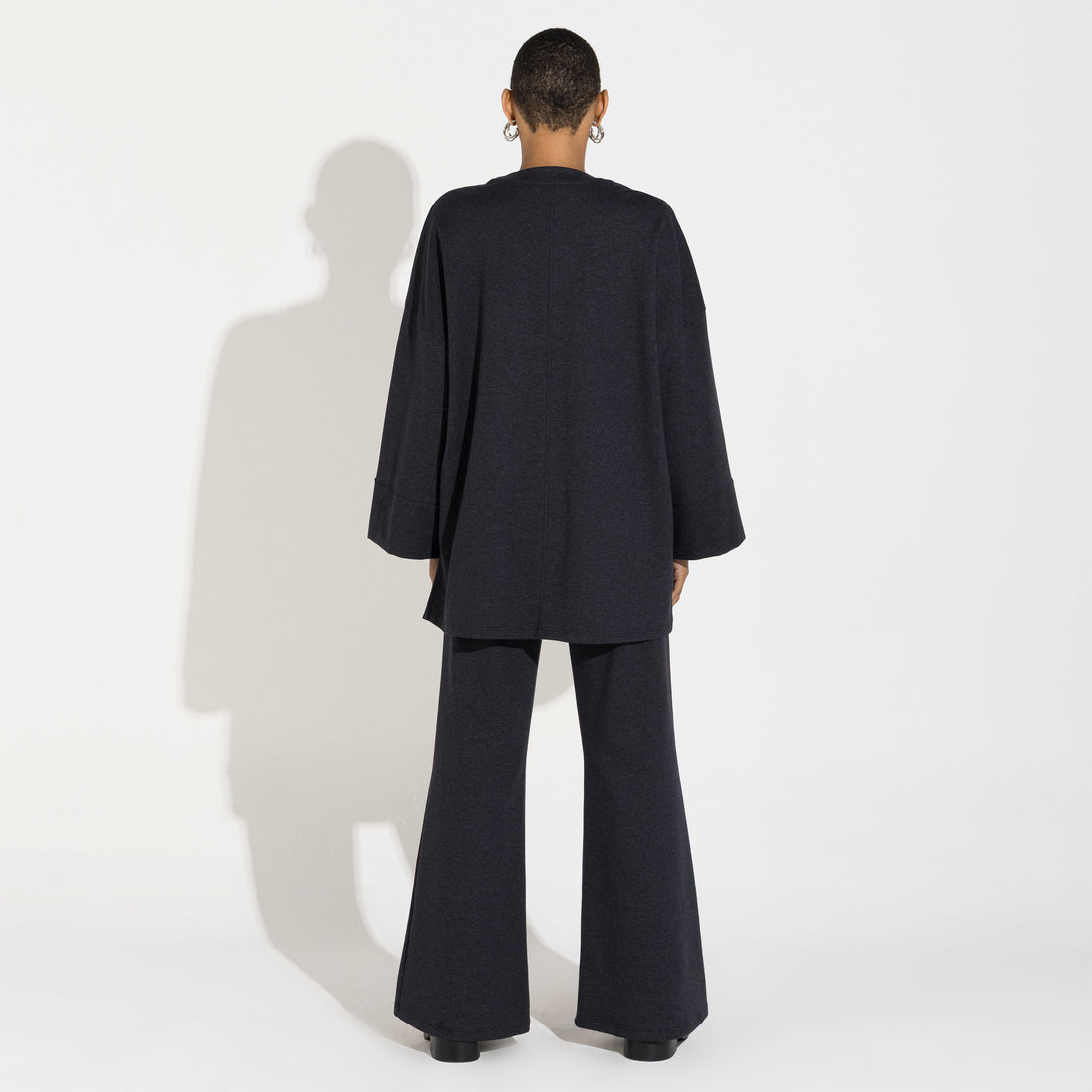 Kimono Dense Algodão Feminino - Preto