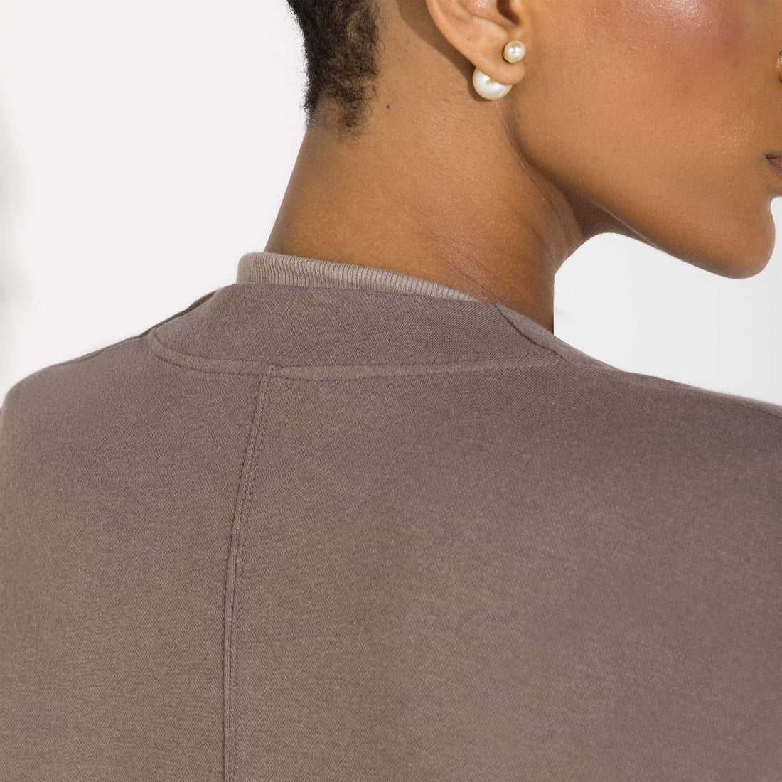 Kimono Dense Algodão Feminino - Bege Macadâmia