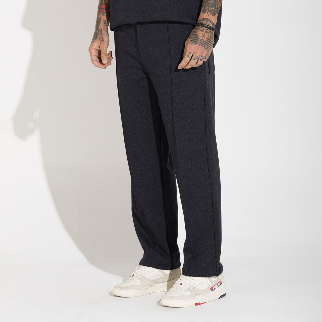 Calça Reta Dense Algodão Masculina - Preto