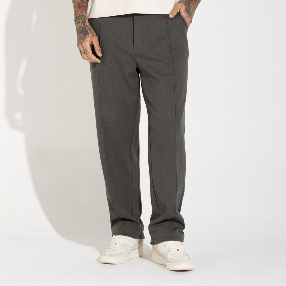 Calça Reta Dense Algodão Masculina - Verde Nori