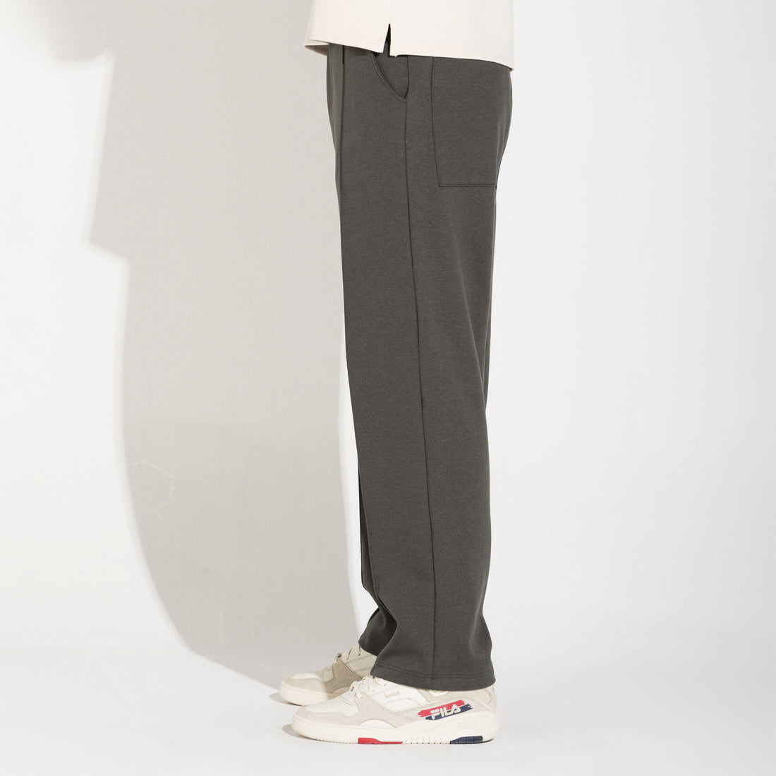 Calça Reta Dense Algodão Masculina - Verde Nori
