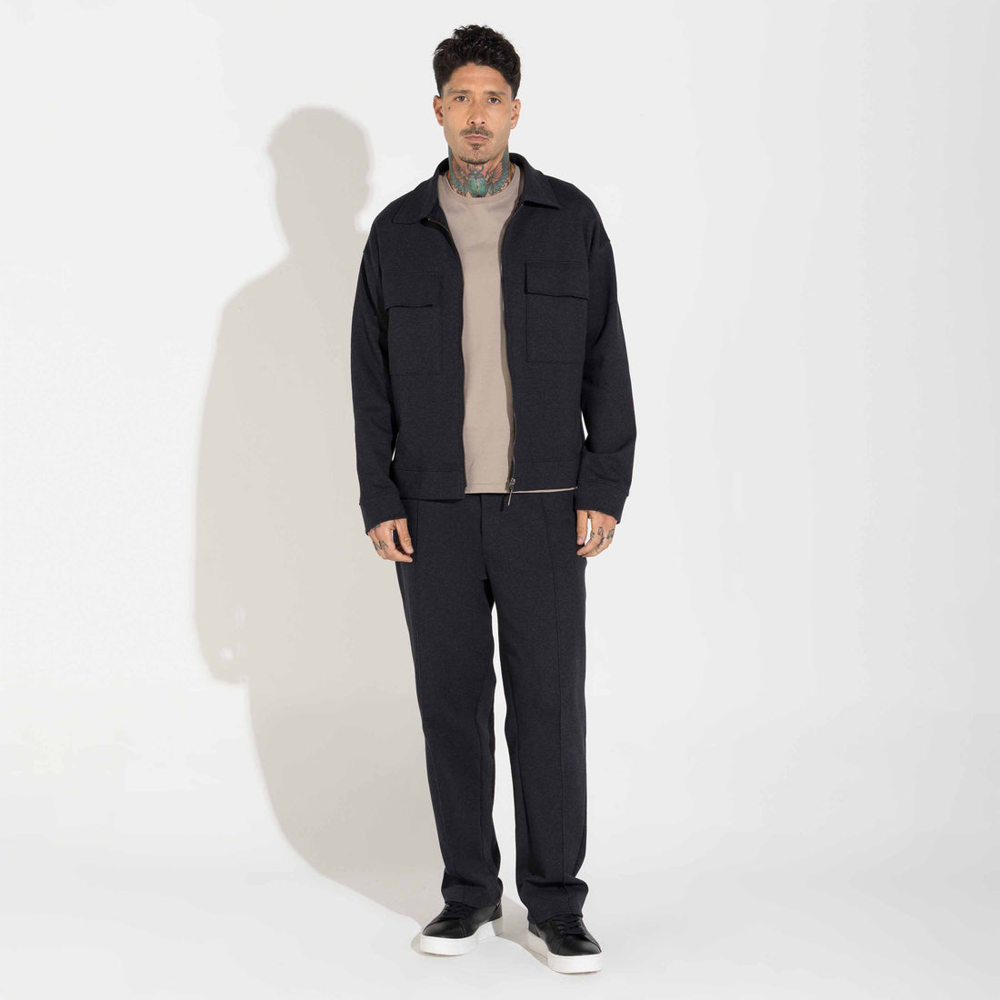 Jaqueta Dense Algodão Masculina - Preto