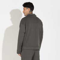 Jaqueta Dense Algodão Masculina - Verde Nori