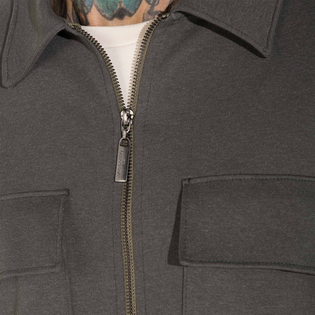 Jaqueta Dense Algodão Masculina - Verde Nori