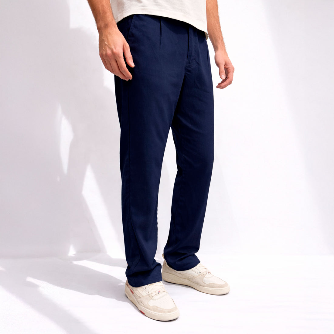 Calça Linho Alfaiataria Masculina - Azul Marinho