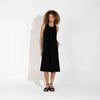 Vestido Midi Viscose Torção Costas - Preto