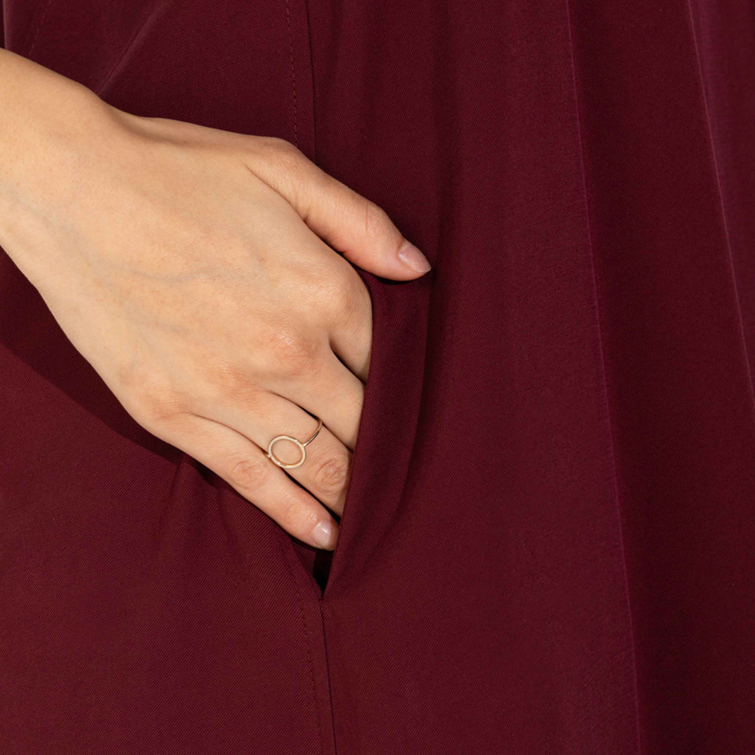 Vestido Midi Viscose Torção Costas - Vermelho Escarlate