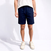 Bermuda Linho Masculina - Azul Marinho