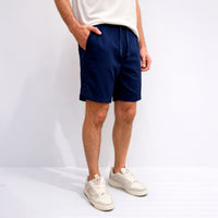 Bermuda Linho Masculina - Azul Marinho