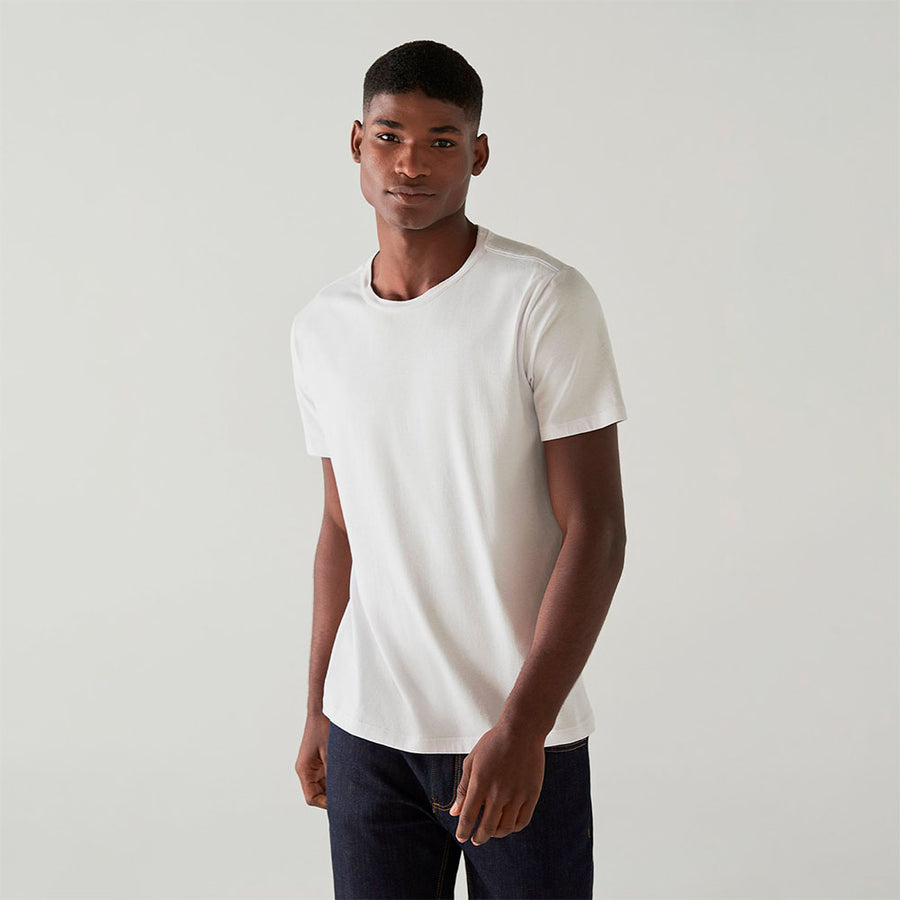 Camiseta Algodão Pima Masculina | Life T-Shirt - Branco
