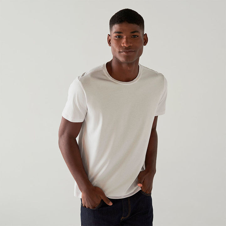 Camiseta Algodão Pima Masculina | Life T-Shirt - Branco