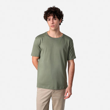 Camiseta Algodão Pima Masculina | Life T-Shirt - Verde Militar