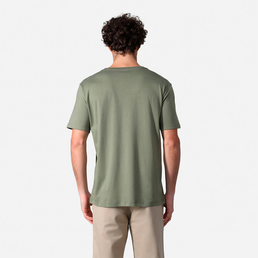 Camiseta Algodão Pima Masculina | Life T-Shirt - Verde Militar