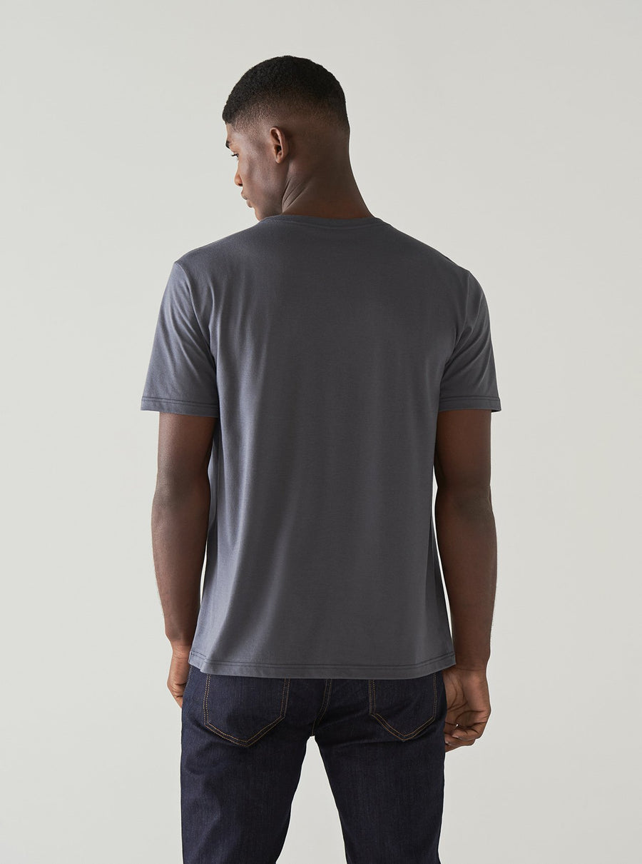 Camiseta Algodão Pima Masculina | Life T-Shirt - Chumbo