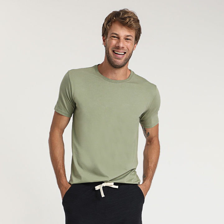 Camiseta Algodão Pima Masculina | Life T-Shirt - Verde Jade