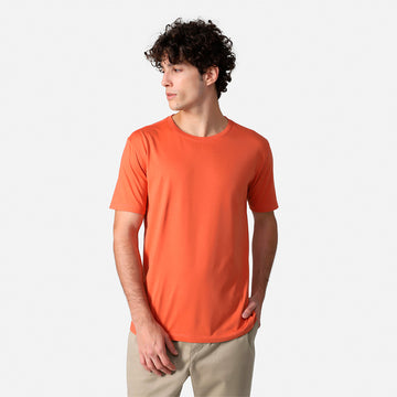 Camiseta Algodão Pima Masculina | Life T-Shirt - Marrom Telha