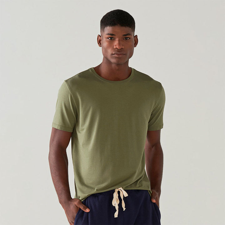 Travel T-Shirt Modal Masculina - Verde Militar