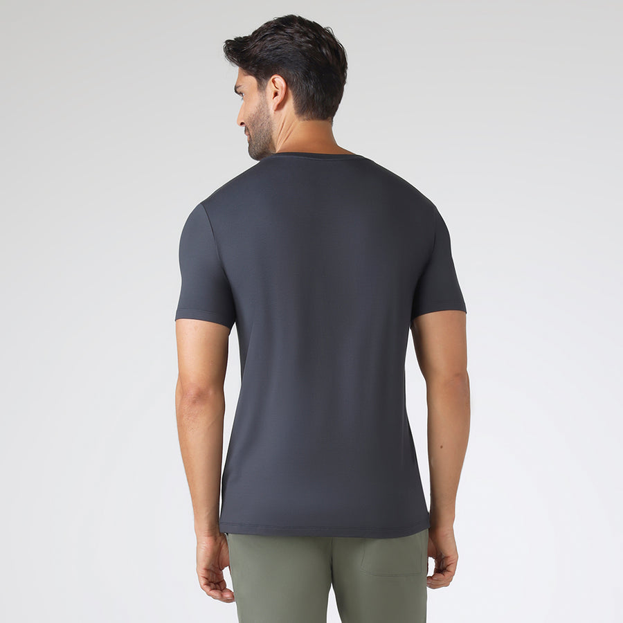 Travel T-Shirt Modal Masculina - Cinza Escuro