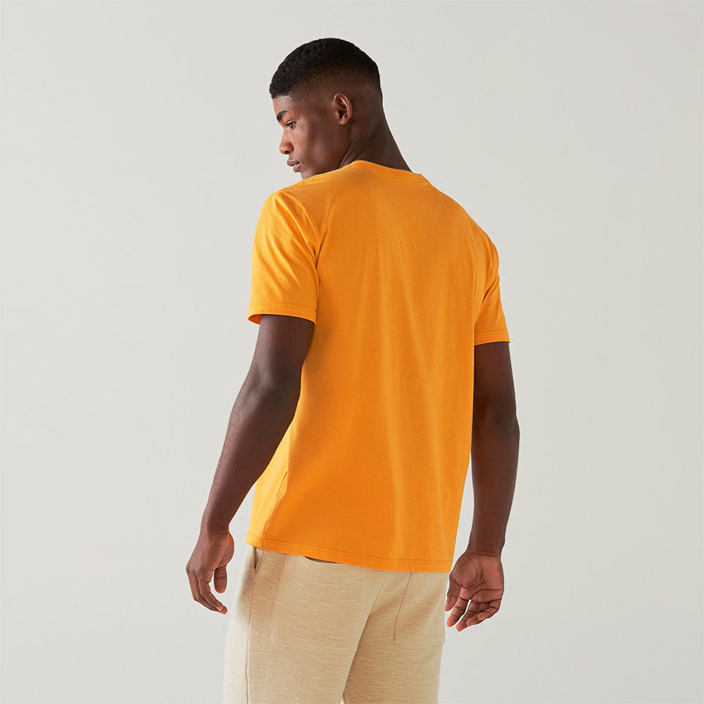 Camiseta Algodão Premium Gola V Masculina | Everyday Collection - Amarelo Sol
