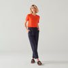 Camiseta Algodão Premium Feminina | Everyday Collection - Tangerina