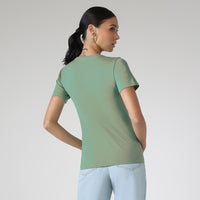 Camiseta Algodão Premium Feminina | Everyday Collection - Verde Jade
