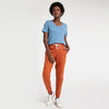 Camiseta Algodão Premium Gola U Feminina | Everyday Collection - Azul Celeste