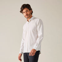 Camisa Tricoline Masculina - Branco