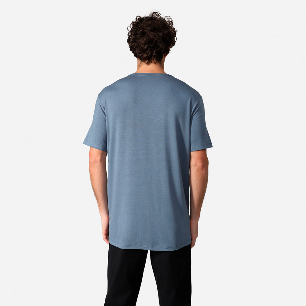 Travel T-Shirt Modal V Masculina - Azul Cobalto