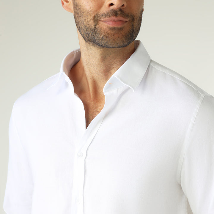 Camisa Oxford Masculina - Branco