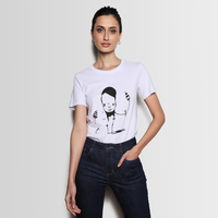 Camiseta Algodão Pima Andy Hope Feminina | Life T-Shirt - Branco
