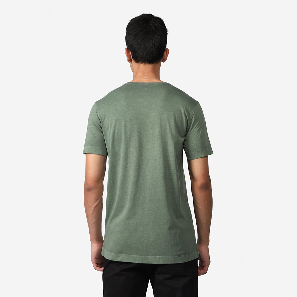 Camiseta Estonada Masculina - Verde Pinheiro
